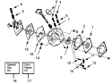 Page A Diagram and Parts List for HP30  Weed Eater Trimmer